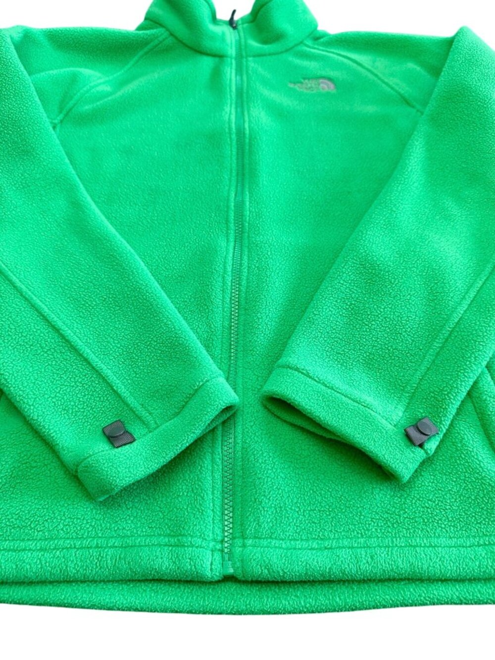 The North Face Jacket Women XL Green Fleece Full Zip Coat - Picture 8 of 14
